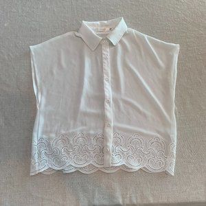 White Sheer Crop Top